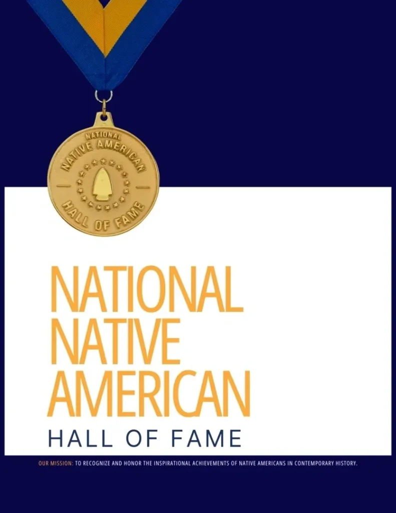 National Native American Hall of Fame poster.